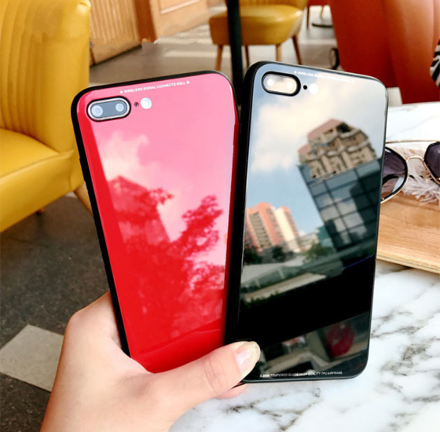 เคสกระจกนิรภัย iphone X